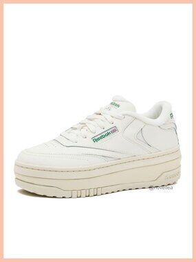 Platform Sneakers Leather Tennis Casual Walking Shoes